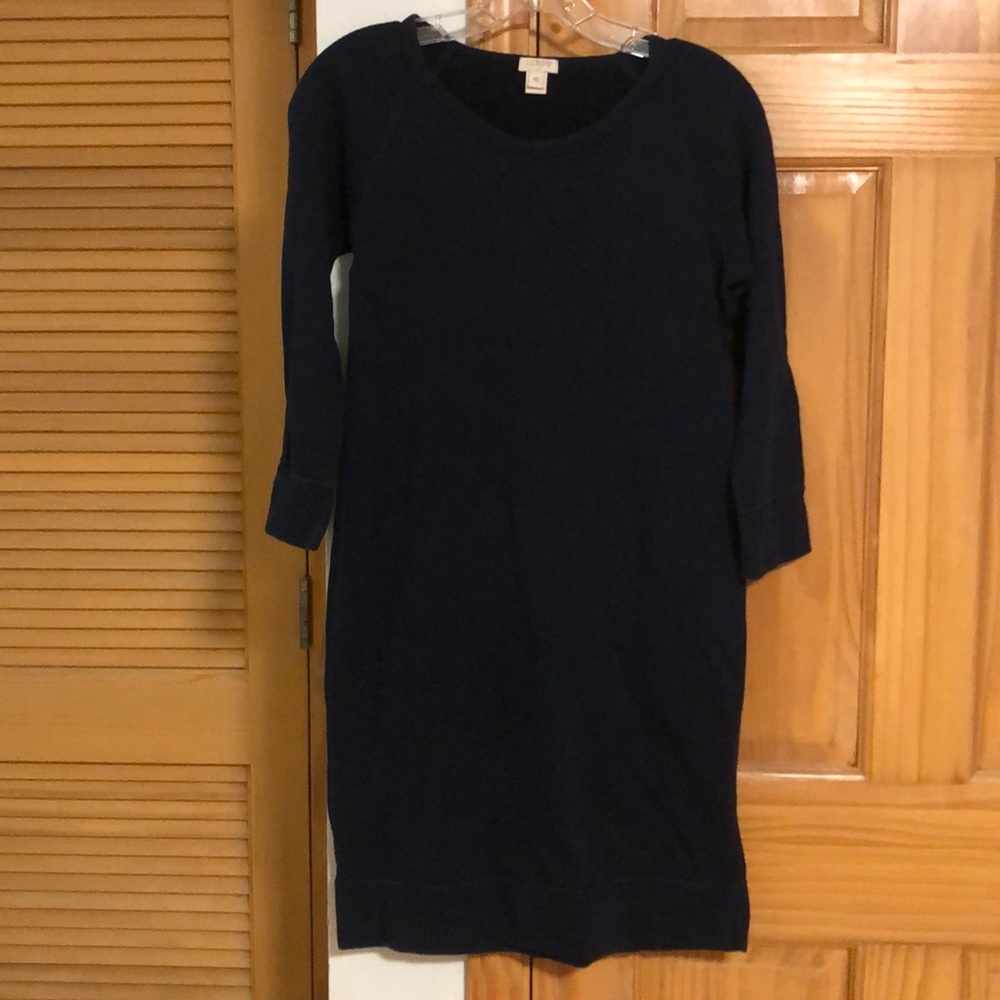 J. Crew Navy Sweater Dress size XS